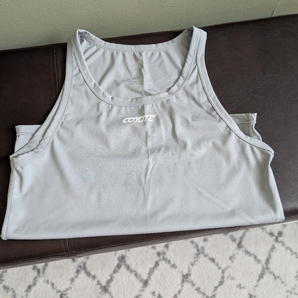 Men's Light Gray Athletic Tank Top
